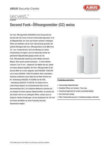 (CC) weiss (FU8320W) - Alarm-laden.de