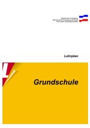 Grundschule, Fachlehrplan Deutsch - der Grundschule Nortorf