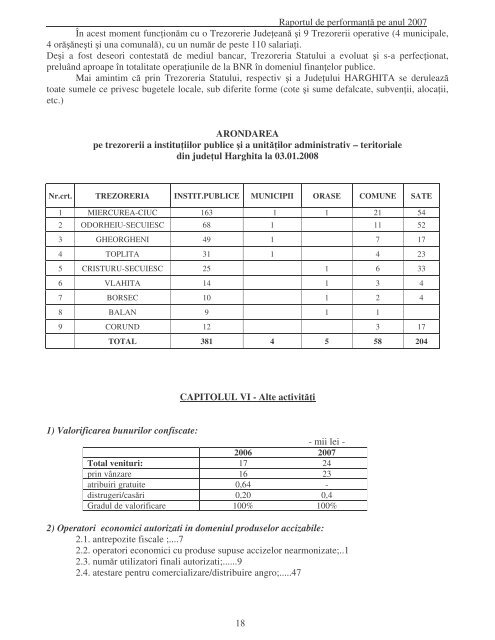 raport performanta.pdf - Directia Generala a Finantelor Publice ...