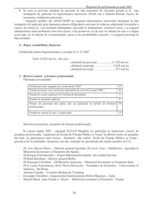 raport performanta.pdf - Directia Generala a Finantelor Publice ...