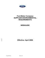 Supplier Environmental Requirements - Binar Elektronik