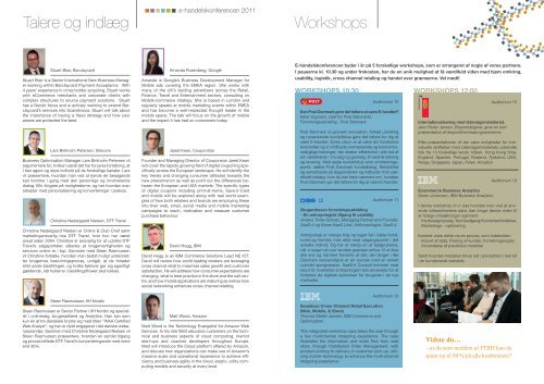 Download program for E-handelskonferencen 2011 - FDIH
