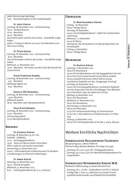 Woche 46 - Marktgemeinde Rankweil