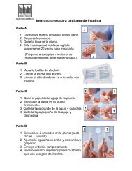 Instrucciones para la pluma de insulina