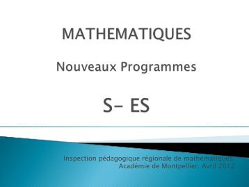 EN S - Académie de Montpellier