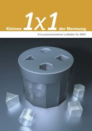 Kleines 1x1 der Normung - DIN Deutsches Institut fÃ¼r Normung e.V.