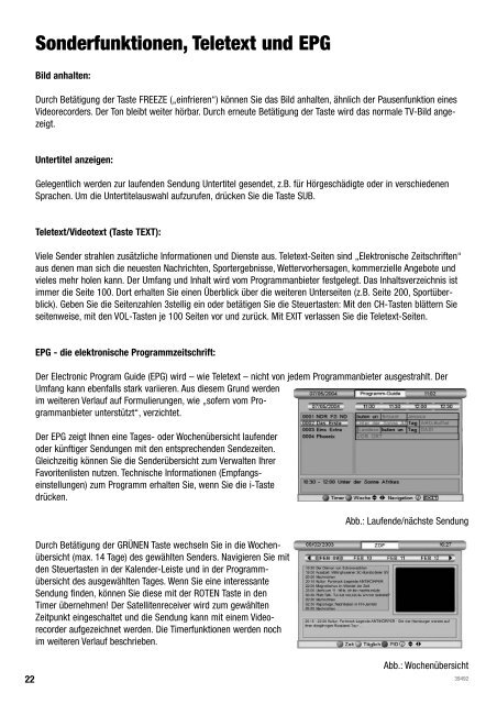 BEDIENUNGSANLEITUNG DVB-T Receiver DT 400 - luxleds.de