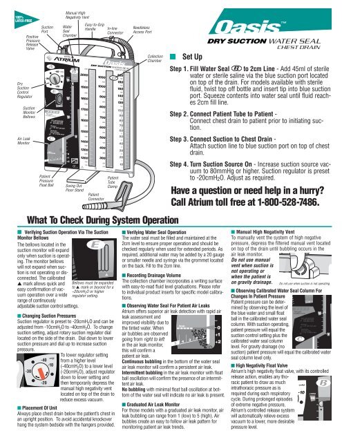 Set Up - Atrium Medical Corporation