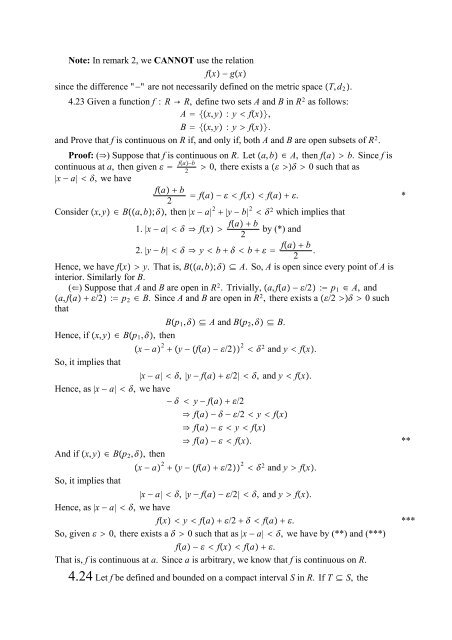 The Real And Complex Number Systems