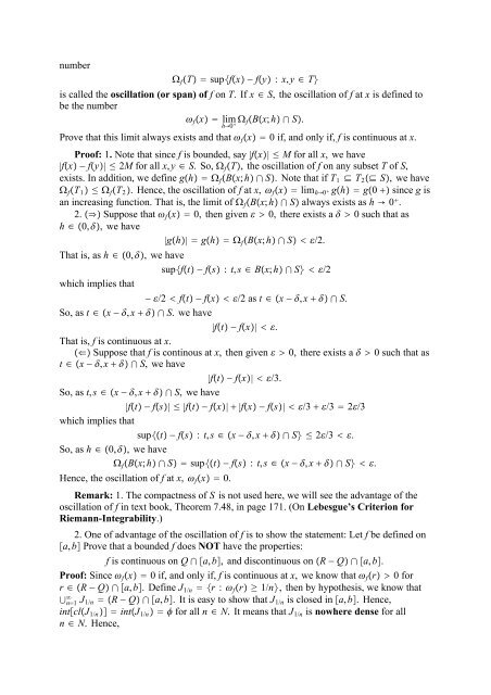The Real And Complex Number Systems