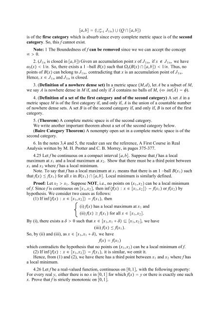 The Real And Complex Number Systems