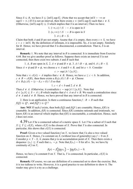 The Real And Complex Number Systems