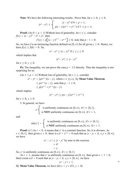 The Real And Complex Number Systems