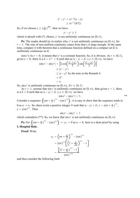 The Real And Complex Number Systems