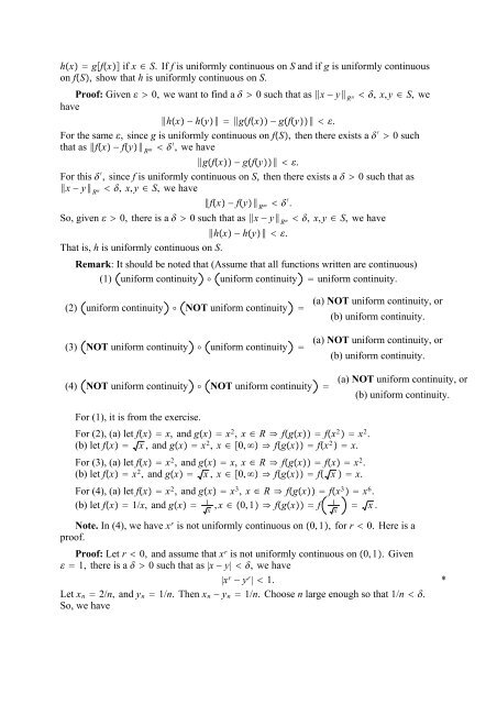 The Real And Complex Number Systems