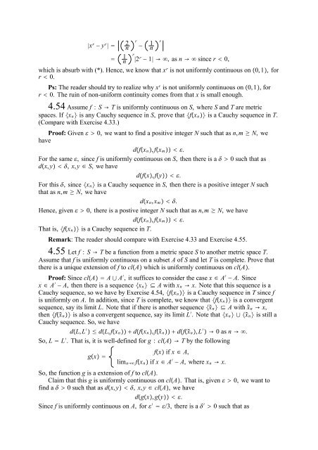 The Real And Complex Number Systems