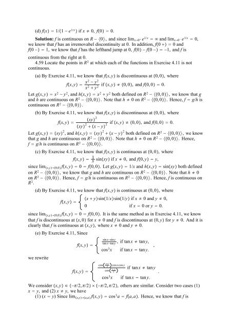 The Real And Complex Number Systems