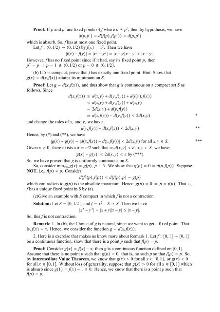 The Real And Complex Number Systems