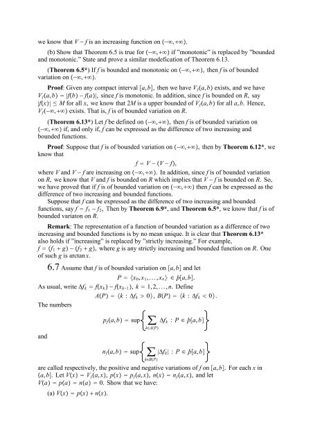 The Real And Complex Number Systems