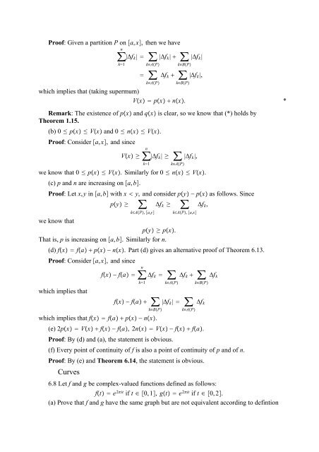 The Real And Complex Number Systems