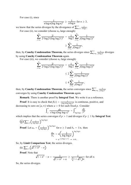 The Real And Complex Number Systems