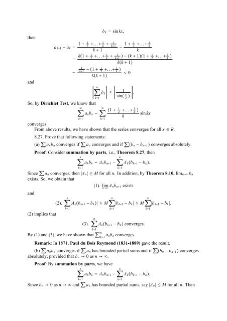 The Real And Complex Number Systems