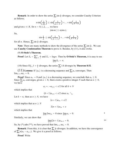 The Real And Complex Number Systems