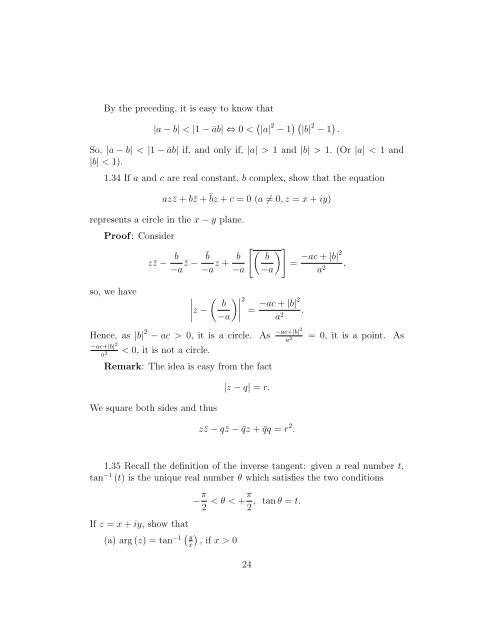 The Real And Complex Number Systems