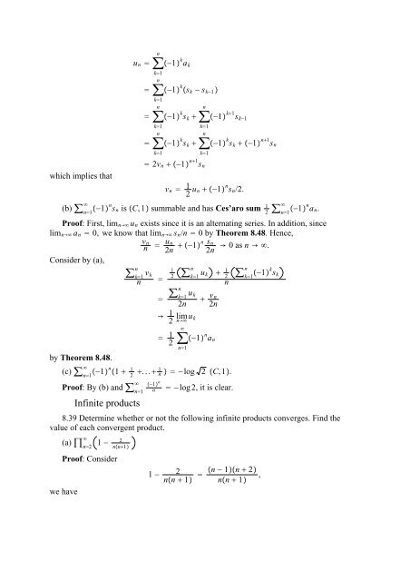 The Real And Complex Number Systems