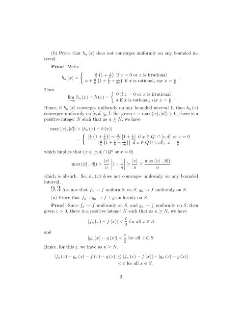 The Real And Complex Number Systems