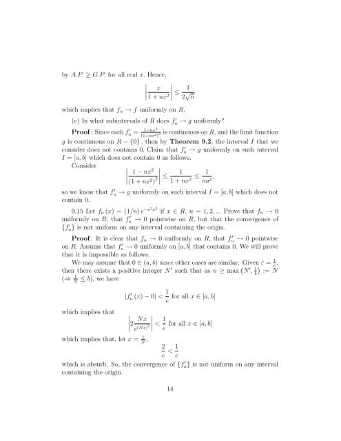 The Real And Complex Number Systems