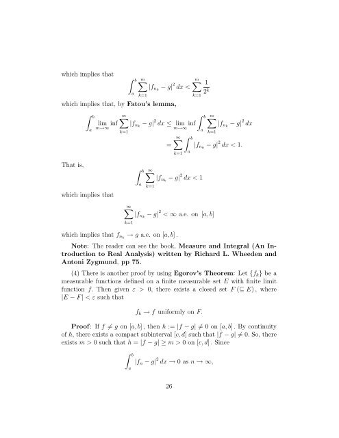 The Real And Complex Number Systems