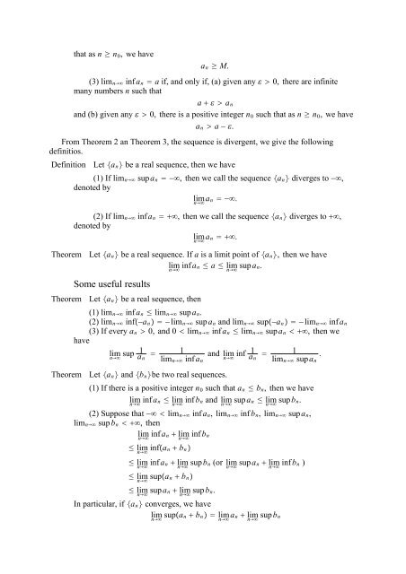 The Real And Complex Number Systems