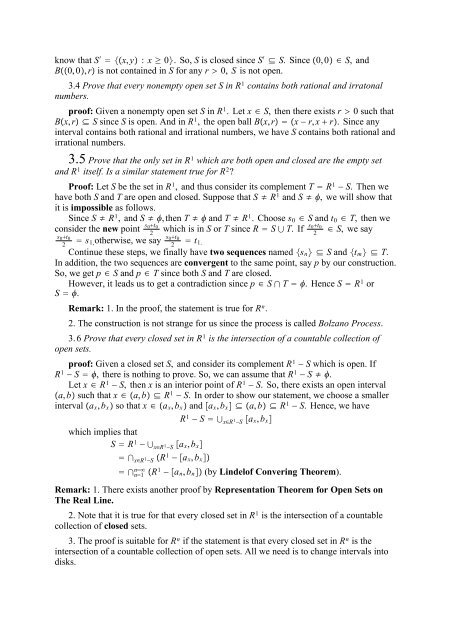 The Real And Complex Number Systems