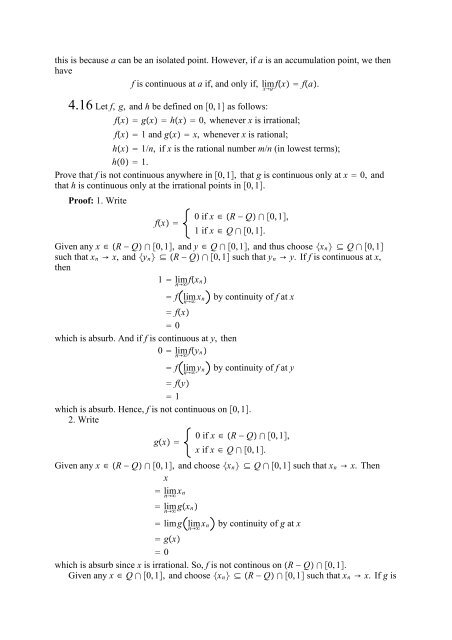 The Real And Complex Number Systems