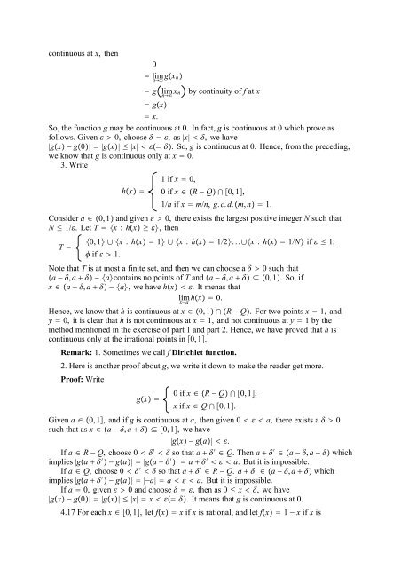 The Real And Complex Number Systems