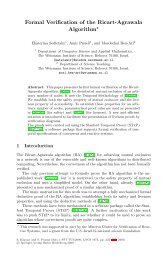 Formal Verification of the Ricart-Agrawala Algorithm - Faculty of ...