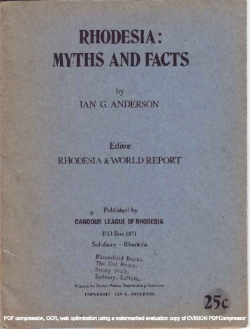 Rhodesia - Infotextmanuscripts.org