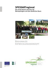 Regionales Entwicklungskonzept - SPESSARTregional