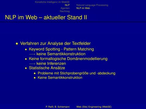 Web - Lehrstuhl für Informatik 8 (Theoretische Informatik)