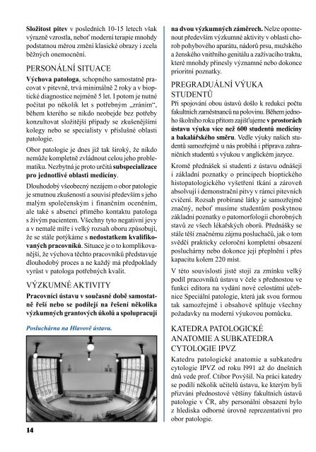 ÄÃ­slo 5 - VÅ¡eobecnÃ¡ fakultnÃ­ nemocnice v Praze