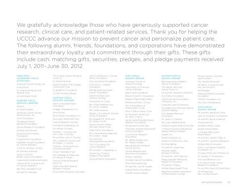 2011-2012 UCCCC Annual Report - The University of Chicago ...
