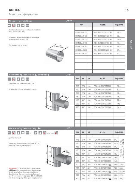 Technische gegevens - Vogelundnoot.com