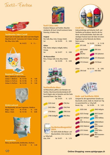 SpielgruppenLaden - IG Spielgruppen