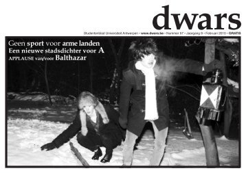 download PDF - Dwars - Universiteit Antwerpen