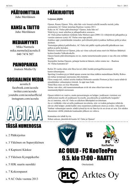 ACIAA 1/2013