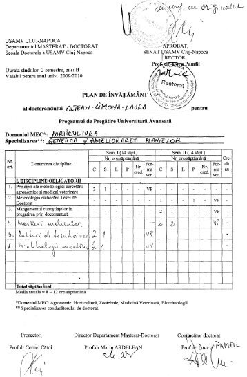 Catalog - USAMV Cluj-Napoca