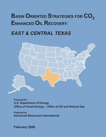 EAST & CENTRAL TEXAS - Advanced Resources International, Inc.