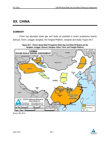 XX. C CHINA - Advanced Resources International, Inc.