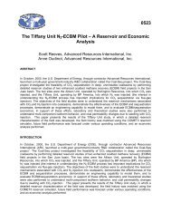 The Tiffany Unit N2-ECBM Pilot â A Reservoir and Economic Analysis